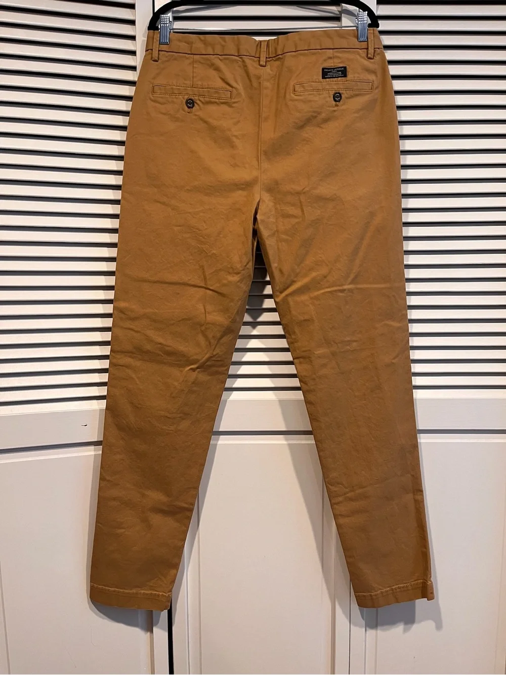 Banana Republic Men’s Chino Slim Tapered Fit Pants - Camel Brown - Unisex!